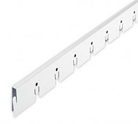 Профиль Грильято Grand Line, белый матовый (H-27), l=1,2 м